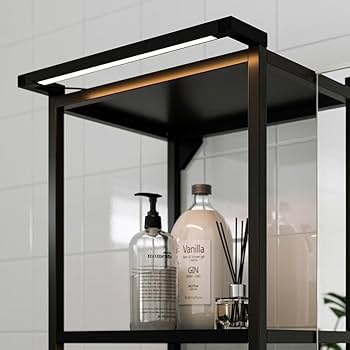 ファクスエルヴェン/スィルヴェルグランス FAXÄLVEN mirror with built-in lighting, 24x37